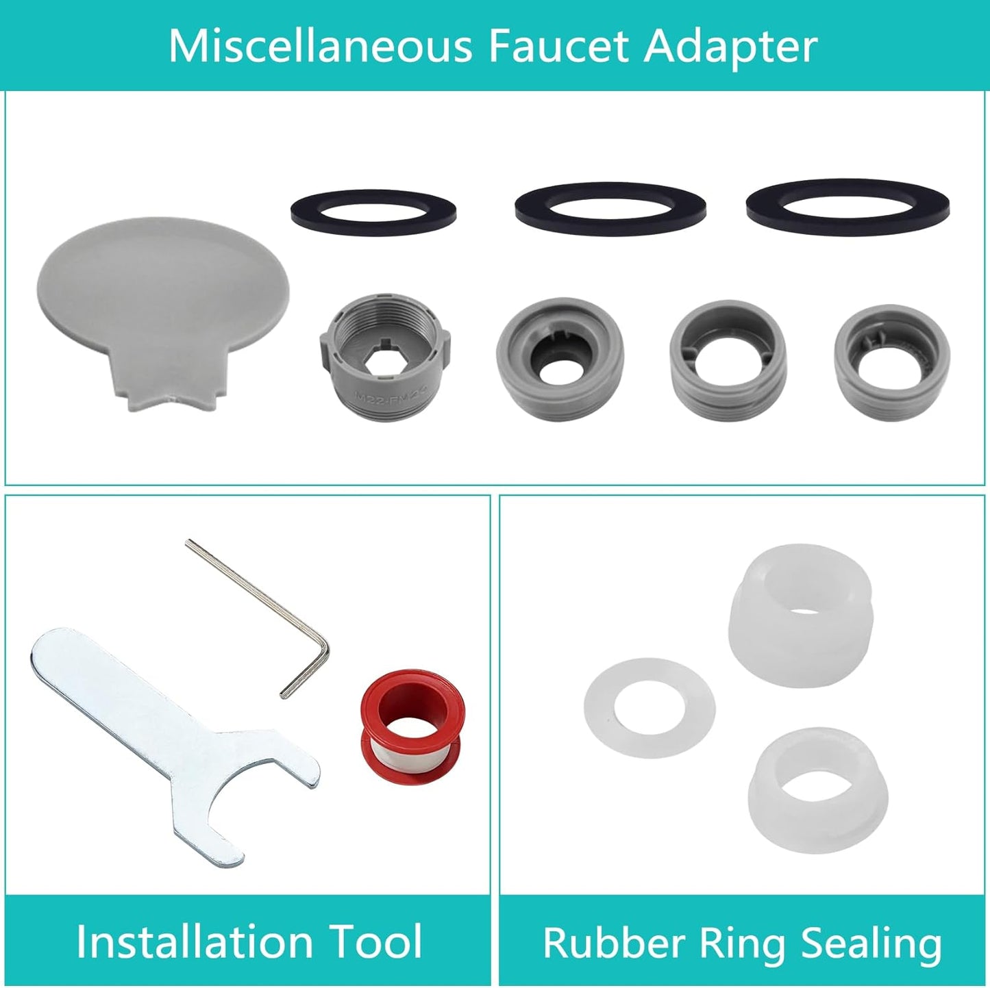 Faucet Extender 1080° Swivel Aerator for Sink & Kitchen