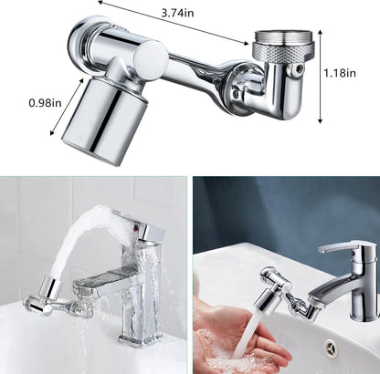 Faucet Extender 1080° Swivel Aerator for Sink & Kitchen