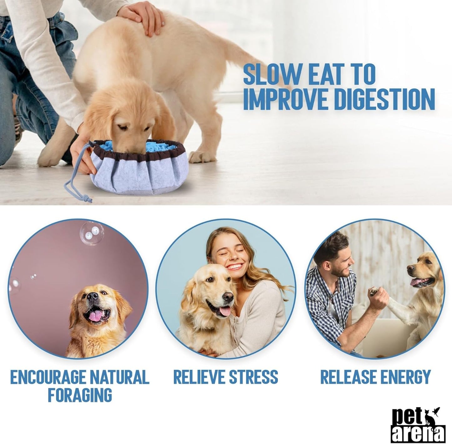 Adjustable Snuffle Mat for Dogs – Interactive Slow Feeder & Foraging Toy