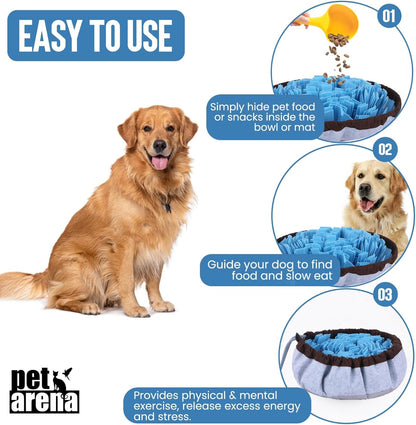 Adjustable Snuffle Mat for Dogs – Interactive Slow Feeder & Foraging Toy