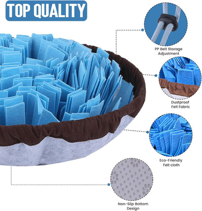 Adjustable Snuffle Mat for Dogs – Interactive Slow Feeder & Foraging Toy